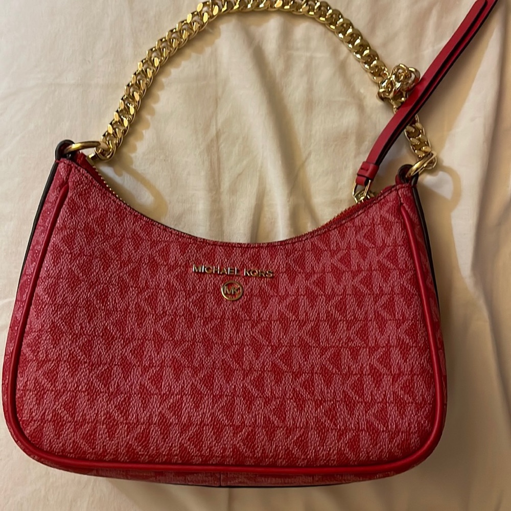 MICHAEL MICHAEL KORS
Jet Set Charm Small Logo Shoulder Bag